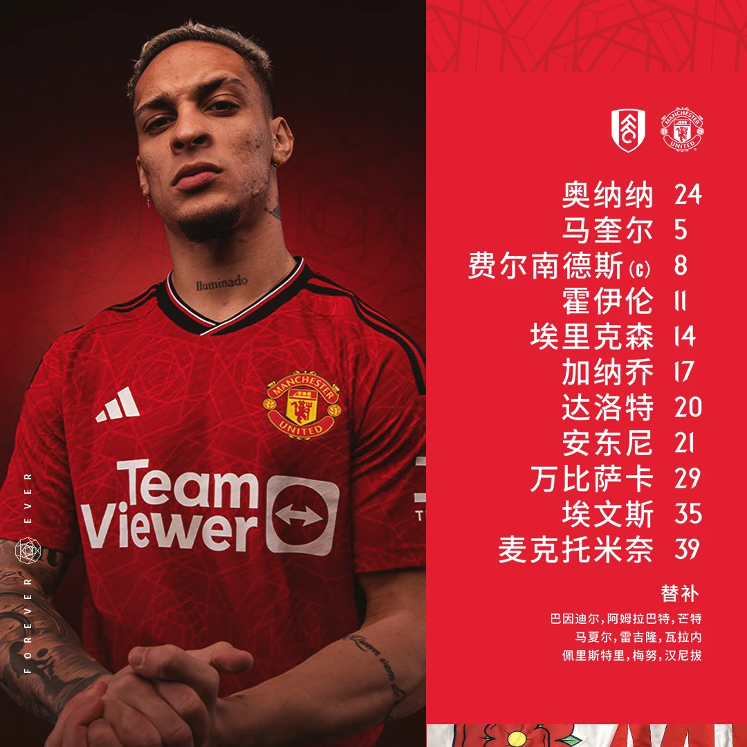 曼联不敌富勒姆客场憾负，遭遇不利